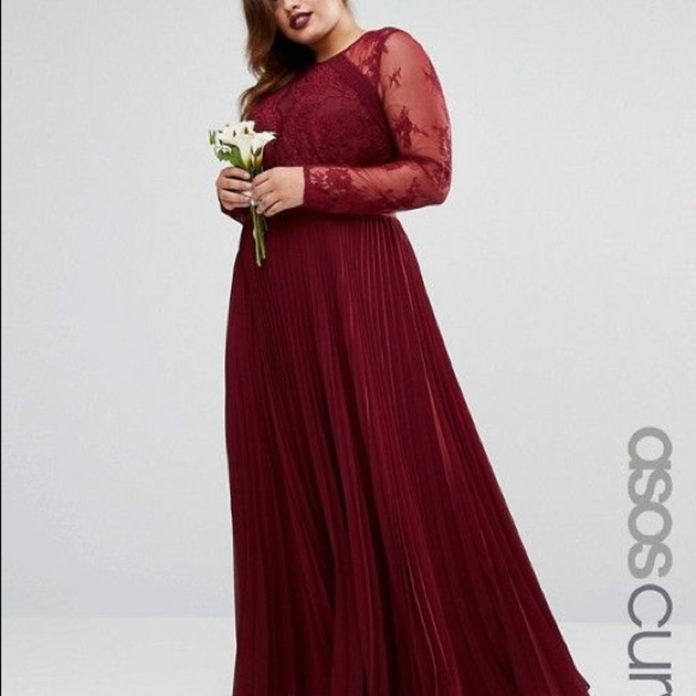 ASOS Bridesmaid dress in BLUSH